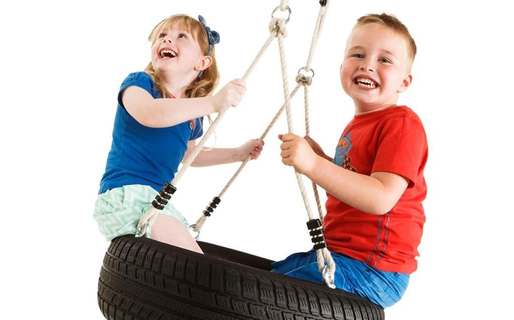 Slingerautoband autobandschommel schommel, Ophalen, Nieuw