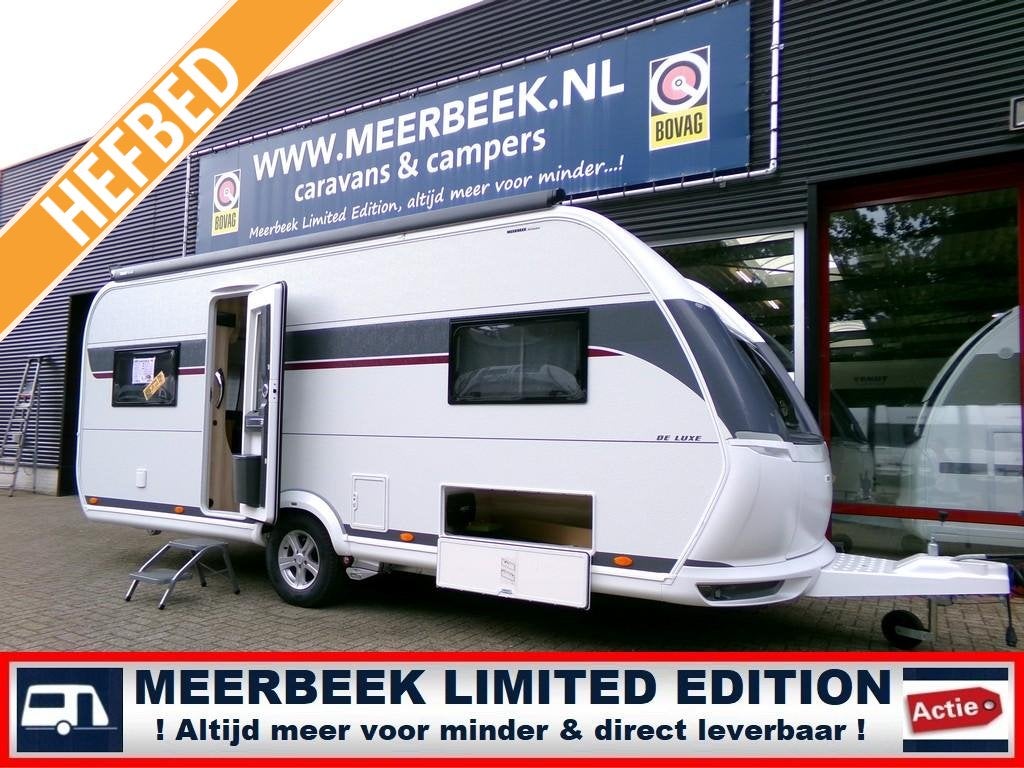 Hobby De Luxe 515 UHL 4014,=KORTING +AIRCO +MOVER +HEFBED, Caravans en Kamperen, Rondzit, Hobby, Schokbreker, Particulier