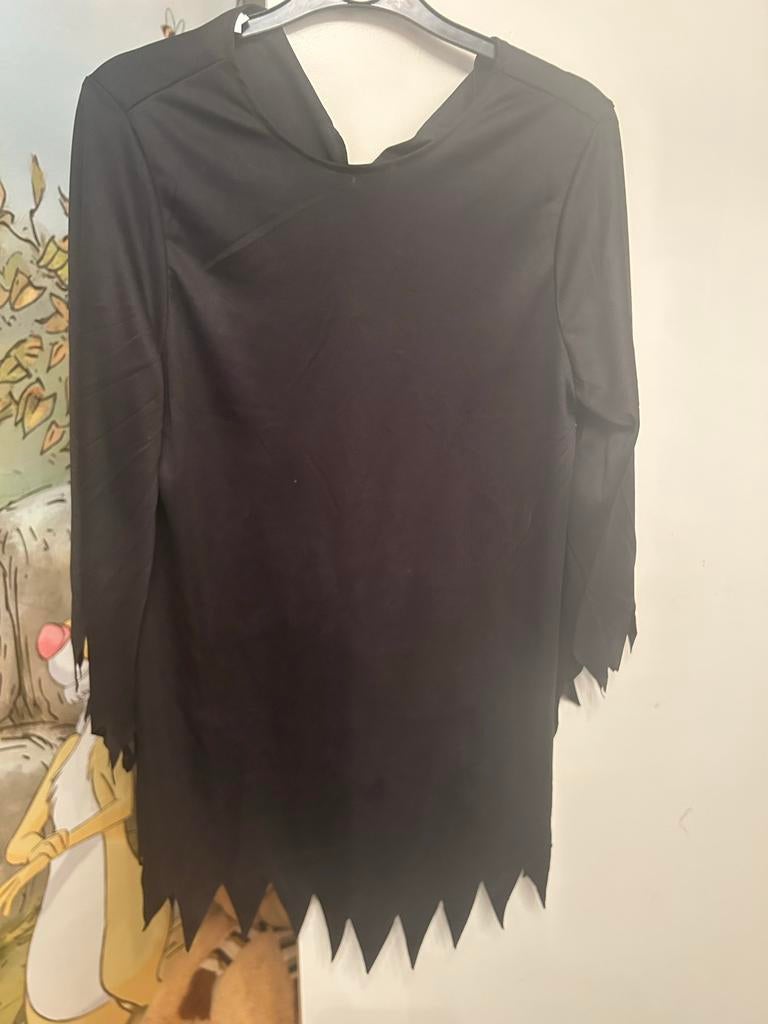 Zwart Halloween Kostuum met Capuchon, Kinderen en Baby's, Carnavalskleding en Verkleedspullen, Ophalen of Verzenden, Gebruikt