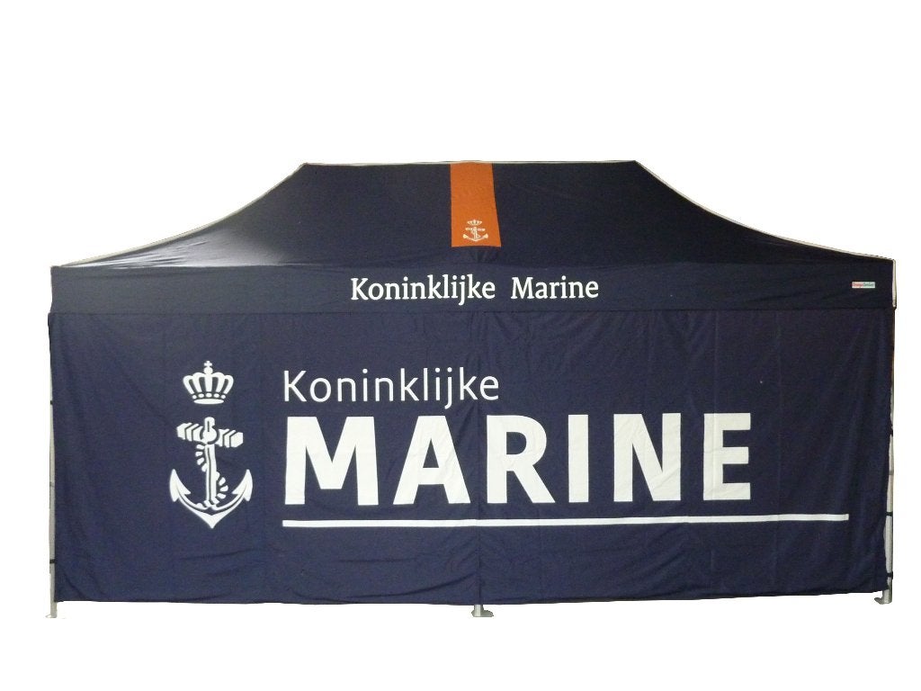 Laat uw tent bedrukken – laat zien wie u bent, Partytent, Nieuw, 4 tot 6 meter, 8 meter of meer