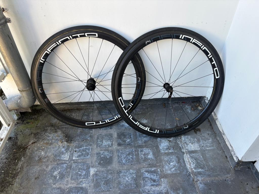 Carbon tubular wielset FFWD/FIR – racefiets – licht & aero, Ophalen of Verzenden, Zo goed als nieuw, Racefiets, Carbon