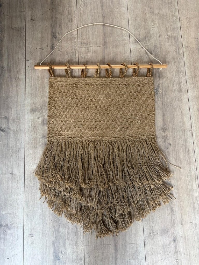 Jute wandkleed - Mars&More, Zo goed als nieuw, Natuurlijk materiaal, Ophalen, Beige