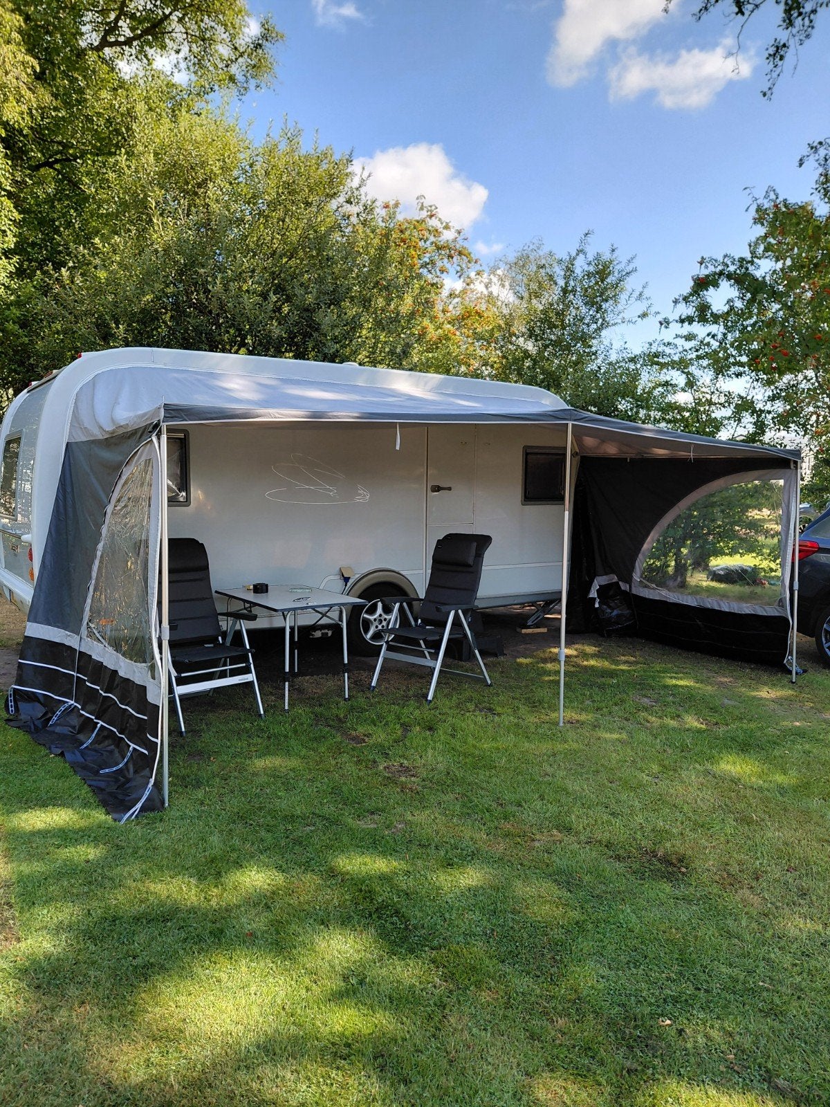 Obelink Panorama Grey MT11 luifel, Ophalen, Zo goed als nieuw, Polyester, Overige merken