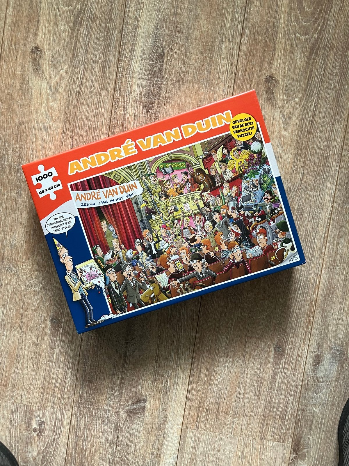 André van Duin Legpuzzel - Zestig Jaar in het Vak (1000 stuk, Ophalen, 500 t/m 1500 stukjes, Zo goed als nieuw, Legpuzzel