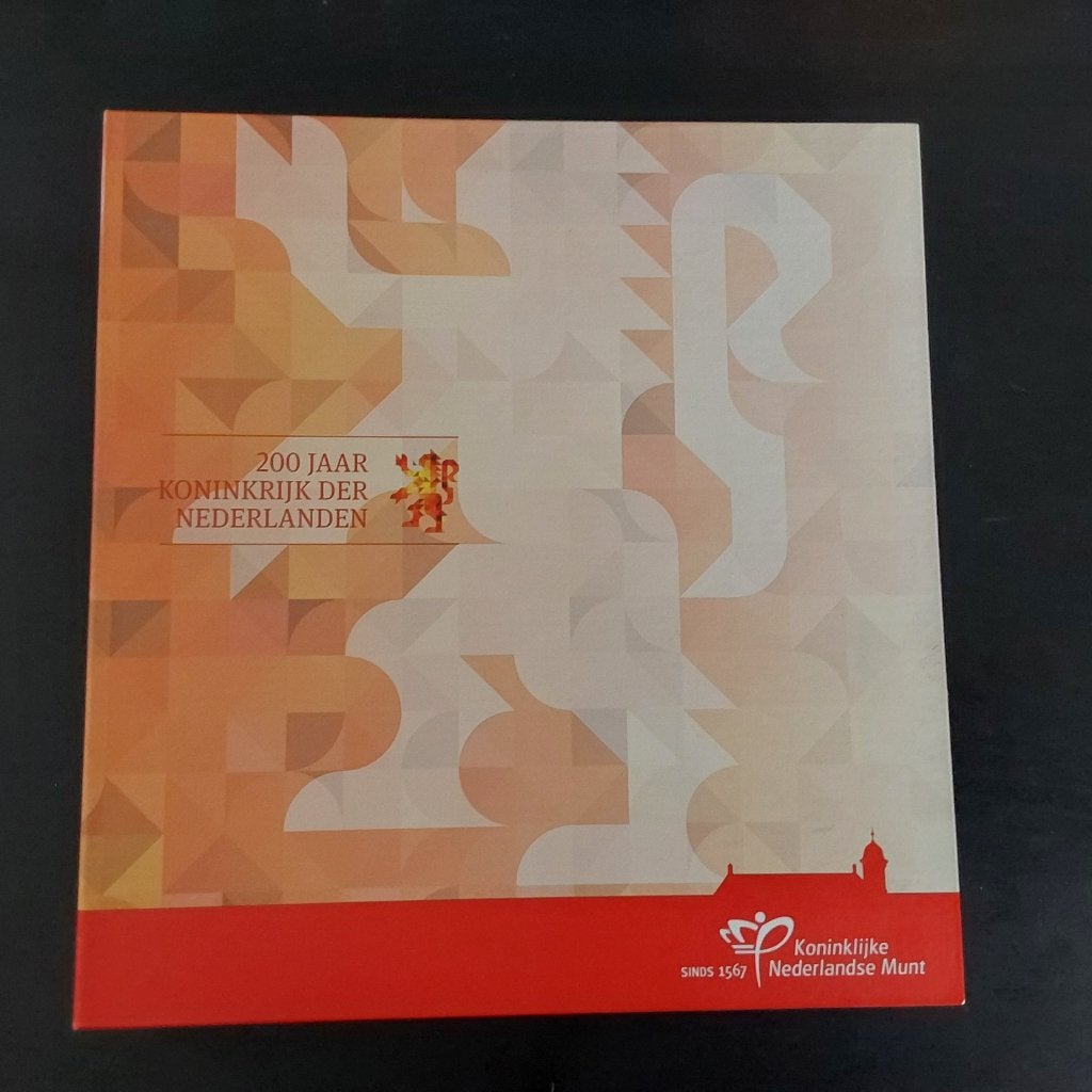 200 Jaar Koninkrijk der Nederlanden Muntenset, Verzenden, Zilver, Nederland