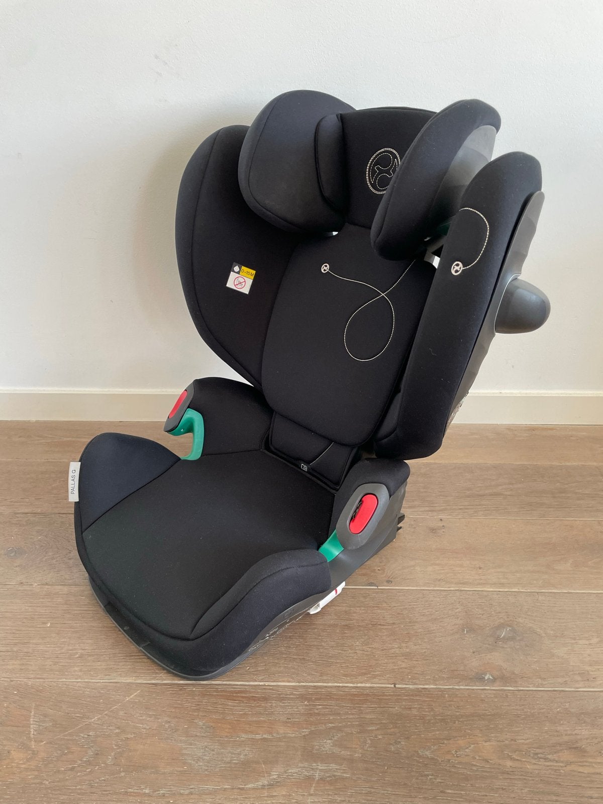 Cybex Pallas G i-Size, als nieuw!, Autogordel of Isofix, Gebruikt, 15 t/m 36 kg, Verstelbare rugleuning