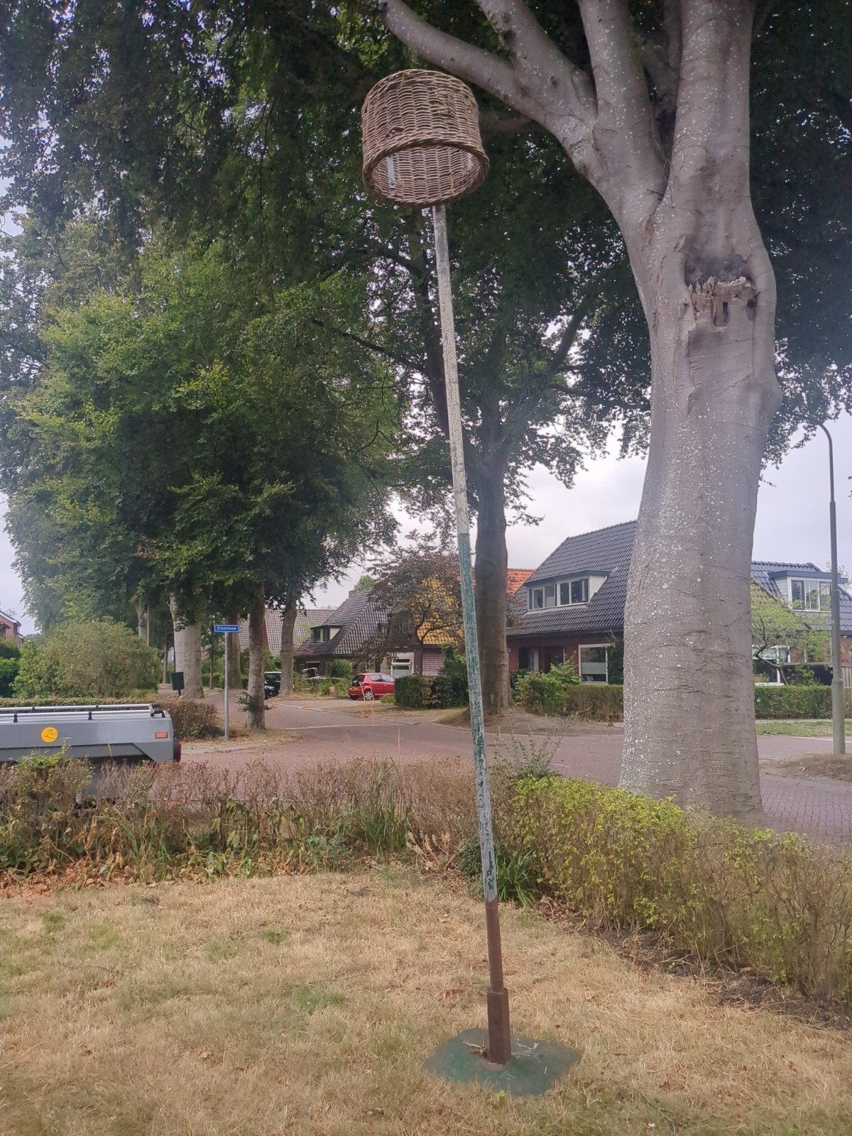 Gebruikte korfbalpaal met korf, Ophalen of Verzenden, Gebruikt, Korf of Paal