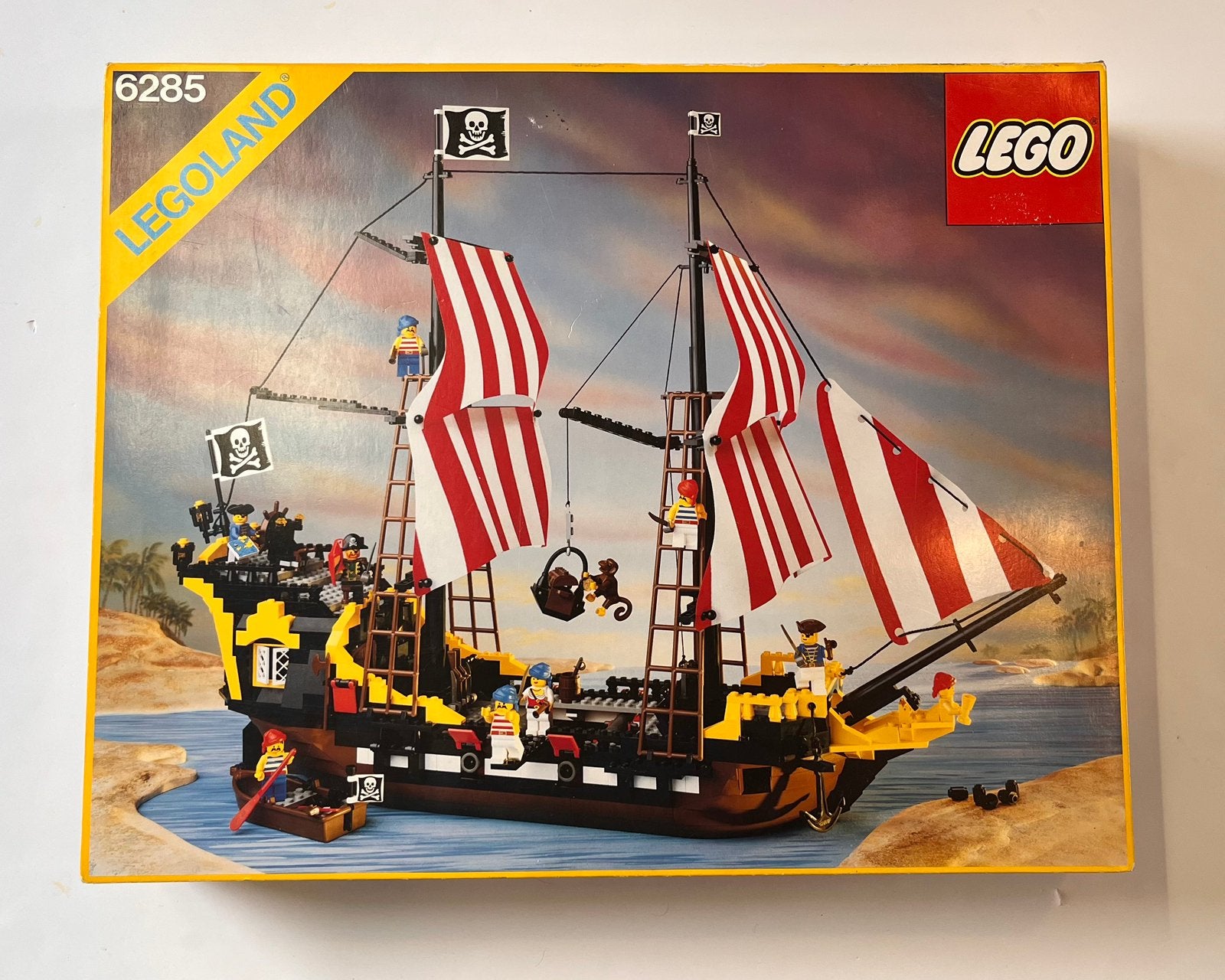 LEGO 6285 – Black Seas Barracuda (1989) – Compleet met doos, Lego, Zo goed als nieuw, Compleet, Complete set