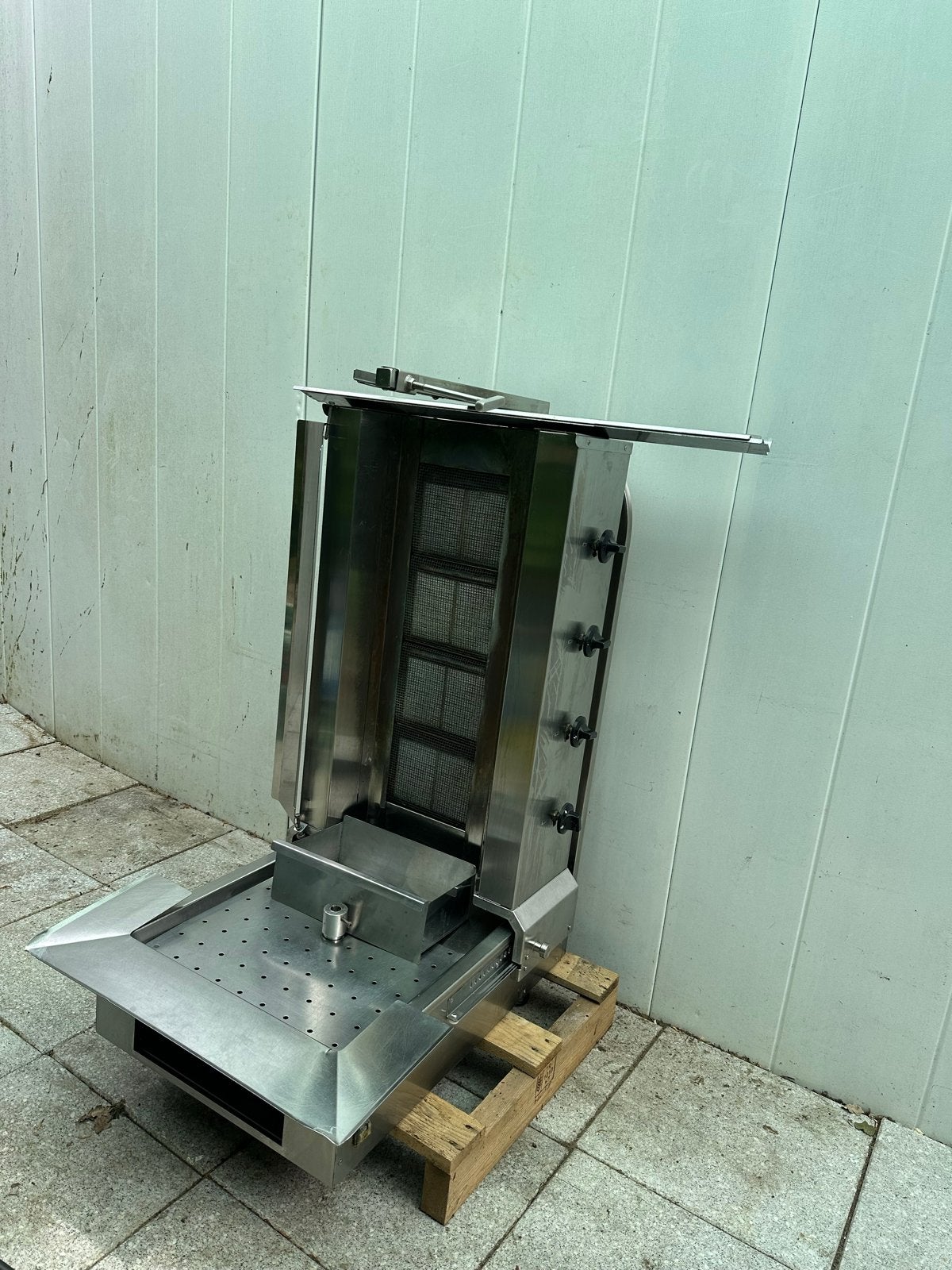 Professionele Döner Kebab Grill - Gebruikt, Ophalen of Verzenden, Gebruikt, Fornuis, Frituur en Grillen