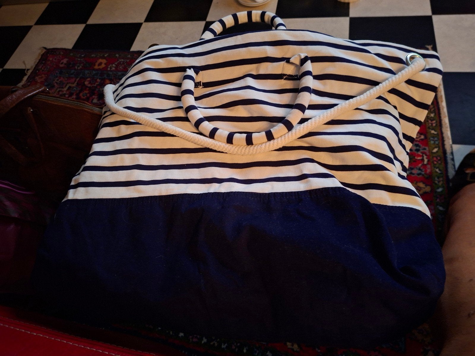 Jean Paul Gaultier Matelot gestreepte shopper, Ophalen of Verzenden