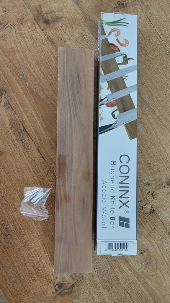 NIEUWE messen magneetstrip hout 40 cm, Ophalen of Verzenden, Overige materialen