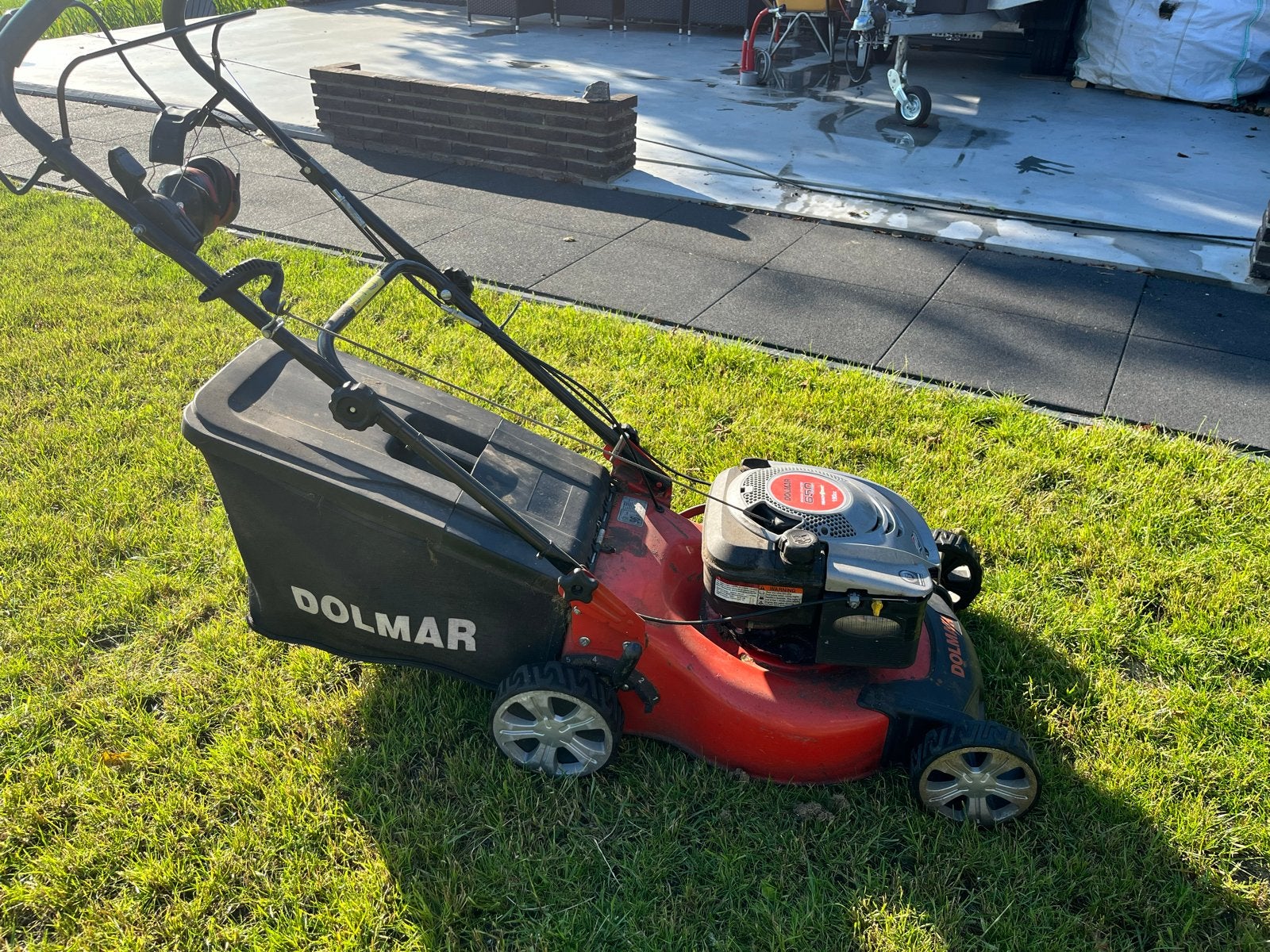 Dolmar PM-4600 S Benzine Grasmaaier - 46cm maaibreedte, Cirkelmaaier, Gebruikt, Ophalen of Verzenden, 40 t/m 49 cm
