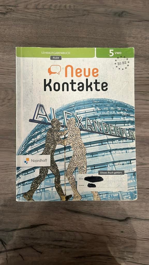 Neue Kontakte vwo 5, Ophalen of Verzenden, Zo goed als nieuw, VWO, Duits