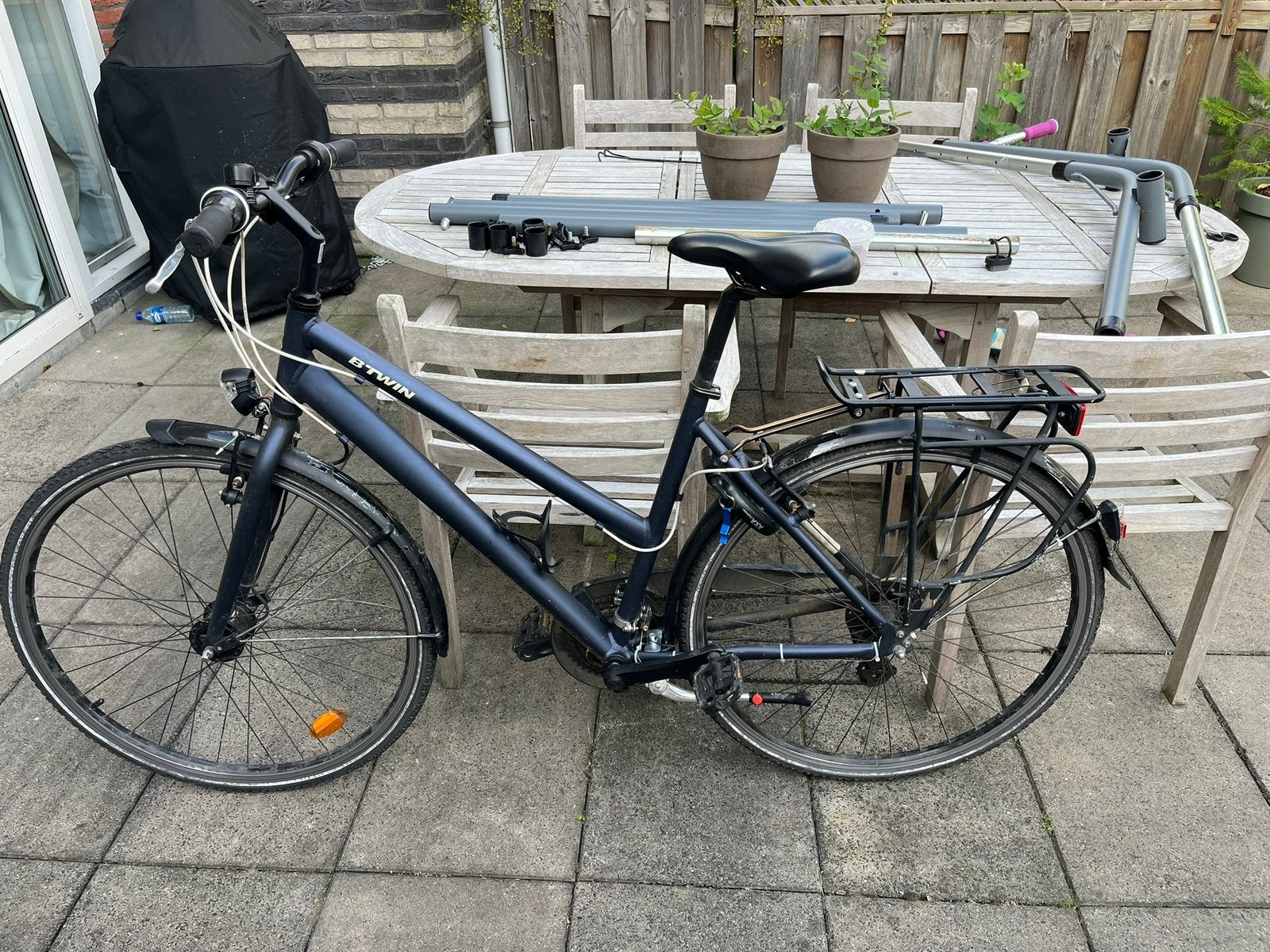 Btwin Hoprider 100 damesfiets, Ophalen, Zo goed als nieuw, Minder dan 10 versnellingen, Overige merken