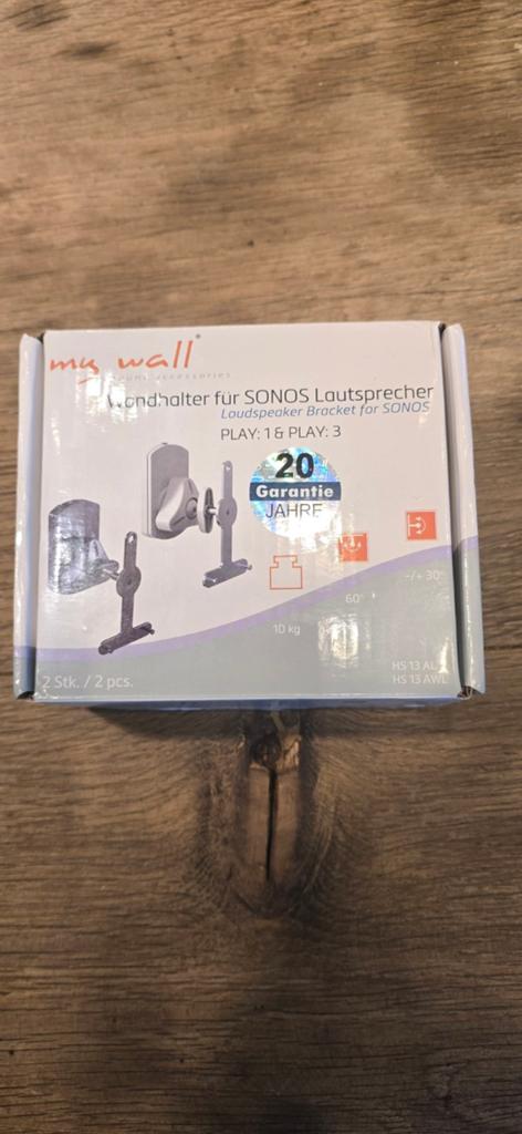 Ophangbeugels voor Sonos Play:1 en Play:3 speakers, Ophalen of Verzenden, Nieuw, Overige typen, Sonos