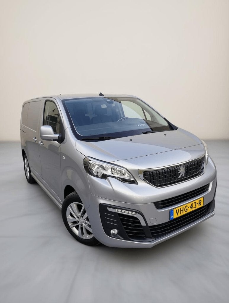Peugeot e-Expert Asphalt Standard 75 kWh, 136 pk, 1250 kg, Zwart, Leder en Stof