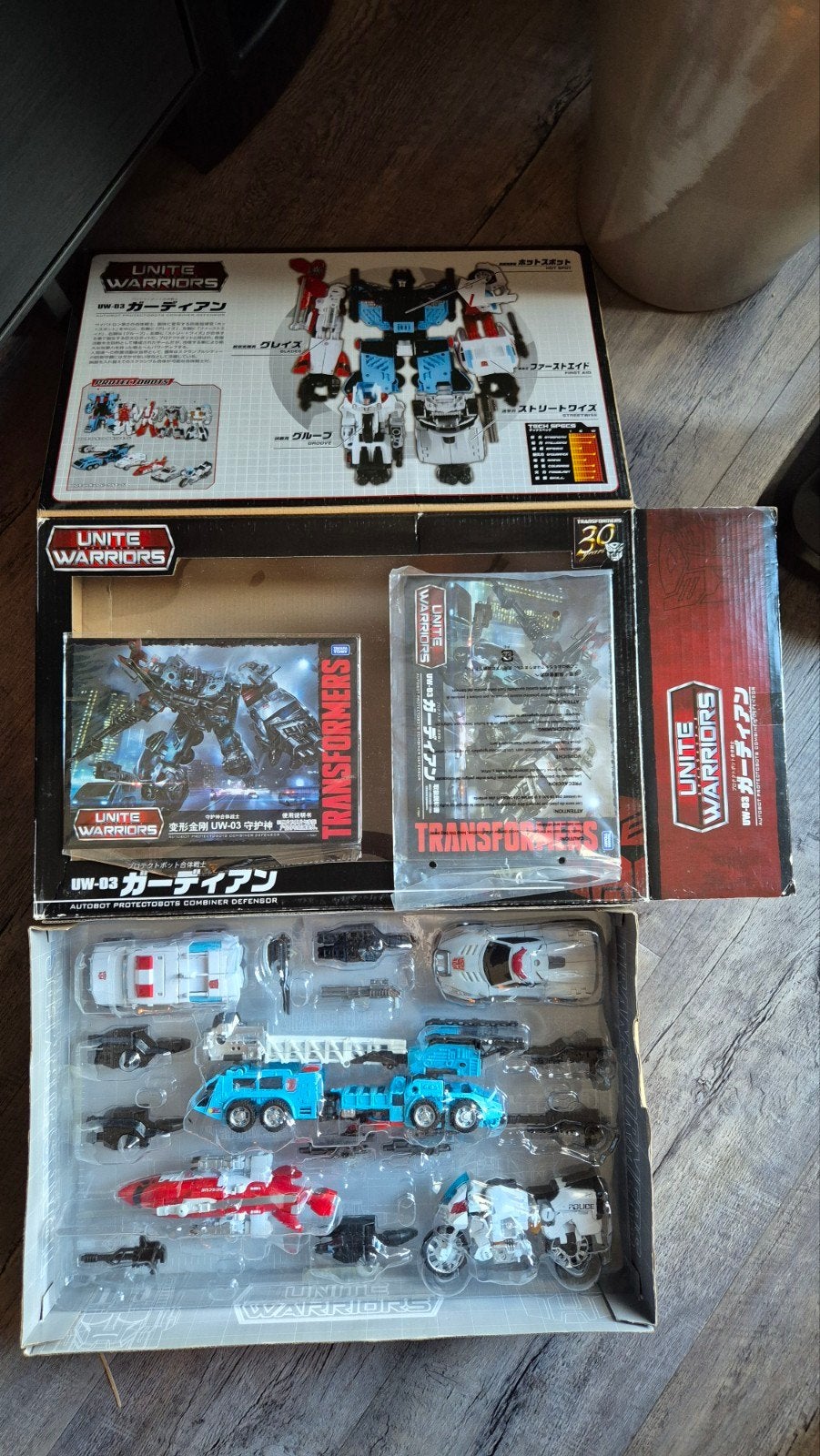 Transformers Unite Warriors UW-03 Protectobots Defensor, Verzamelen, Transformers, Overige generaties, Verzenden, Zo goed als nieuw