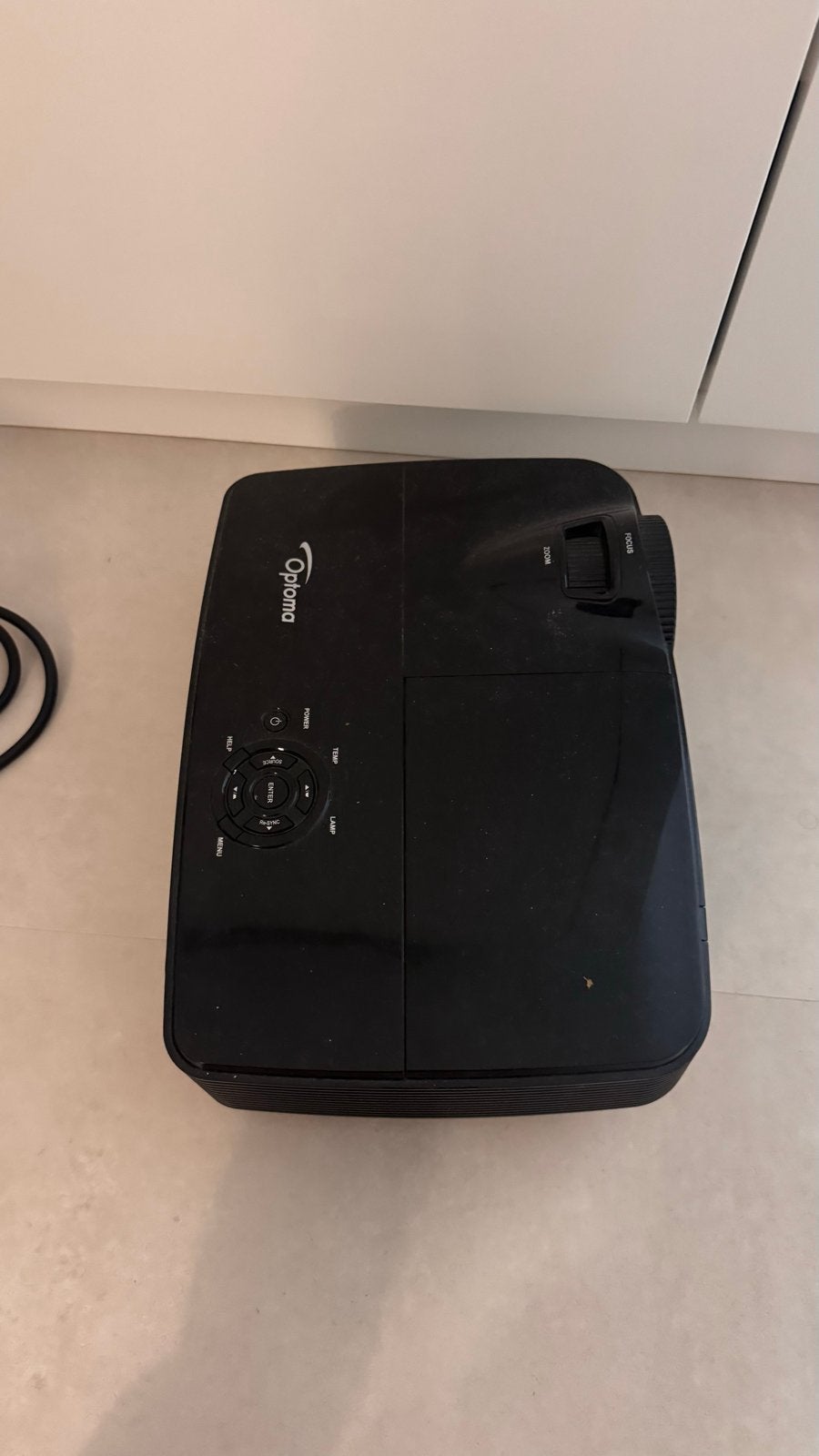 Optoma Beamer - Goed werkend, compleet met kabels, Ophalen, Gebruikt, DLP, Overige resoluties