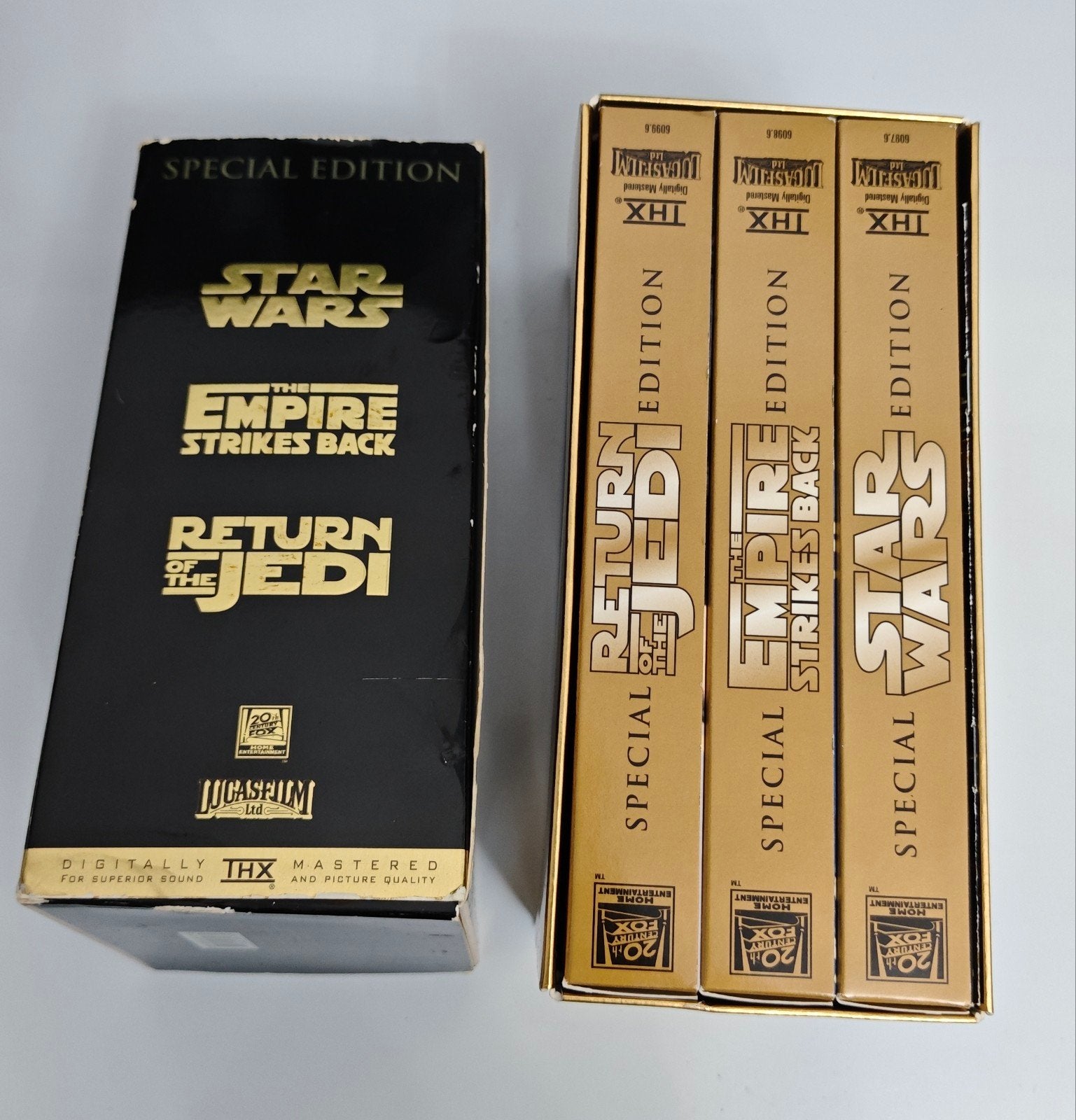 De iconische Star Wars Trilogy Special Edition VHS Boxset ui, Cd's en Dvd's, Science Fiction en Fantasy, Boxset, Ophalen of Verzenden