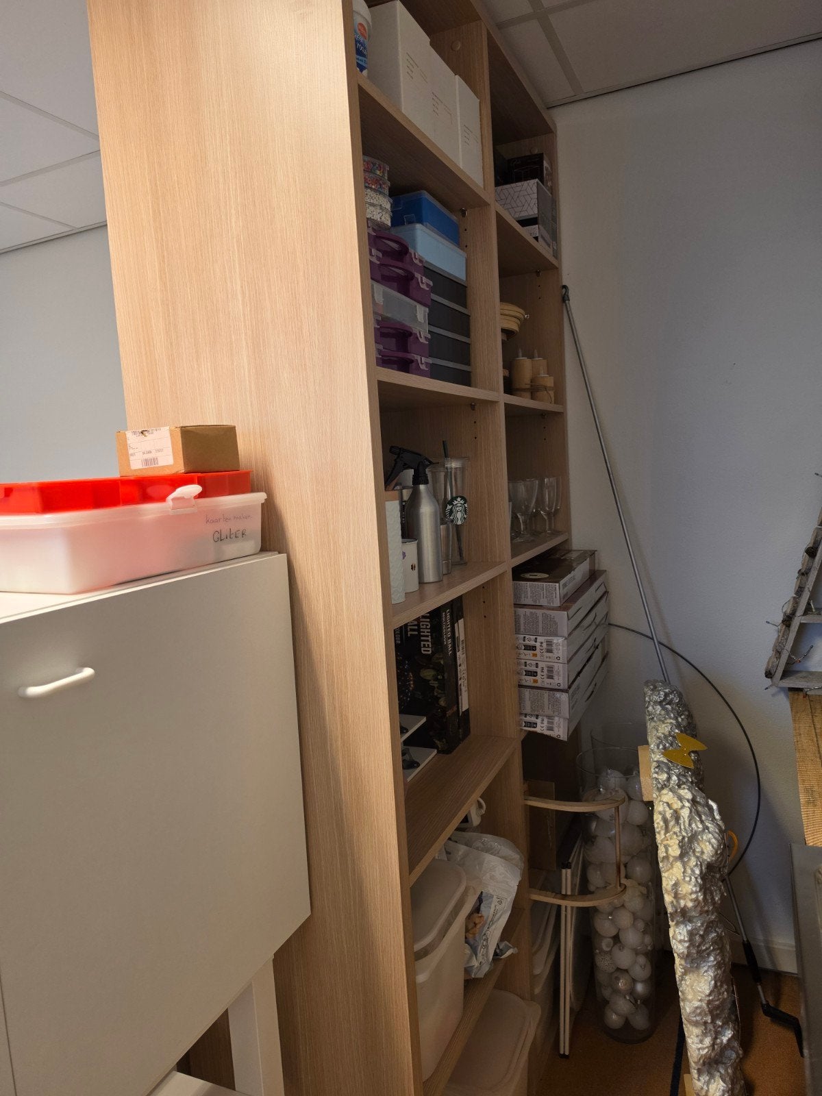 mega grote vakkenkast voor winkel of hobbyruimte, Huis en Inrichting, Ophalen, Zo goed als nieuw