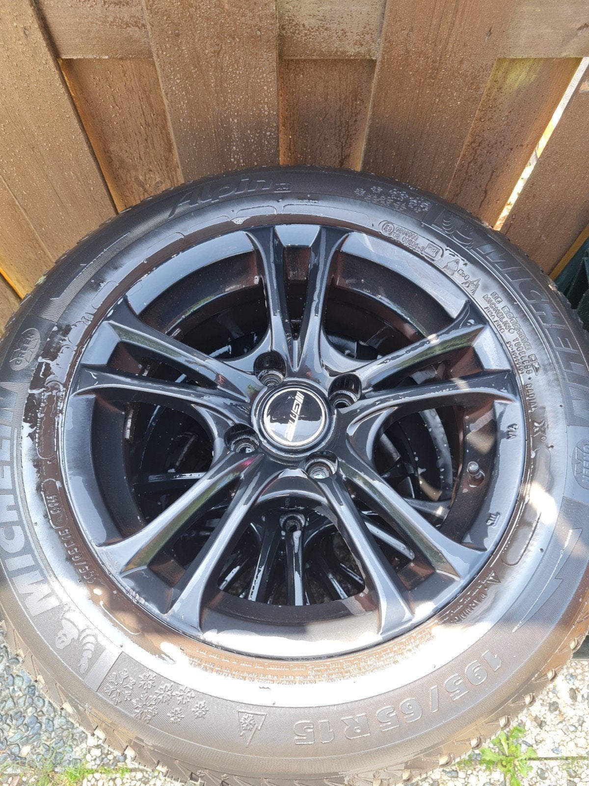 Set velgen + banden Corsa F Peugeot 207 208 2008 C3 DS3, Auto-onderdelen, Banden en Velgen, Gebruikt, 15 inch, Banden en Velgen