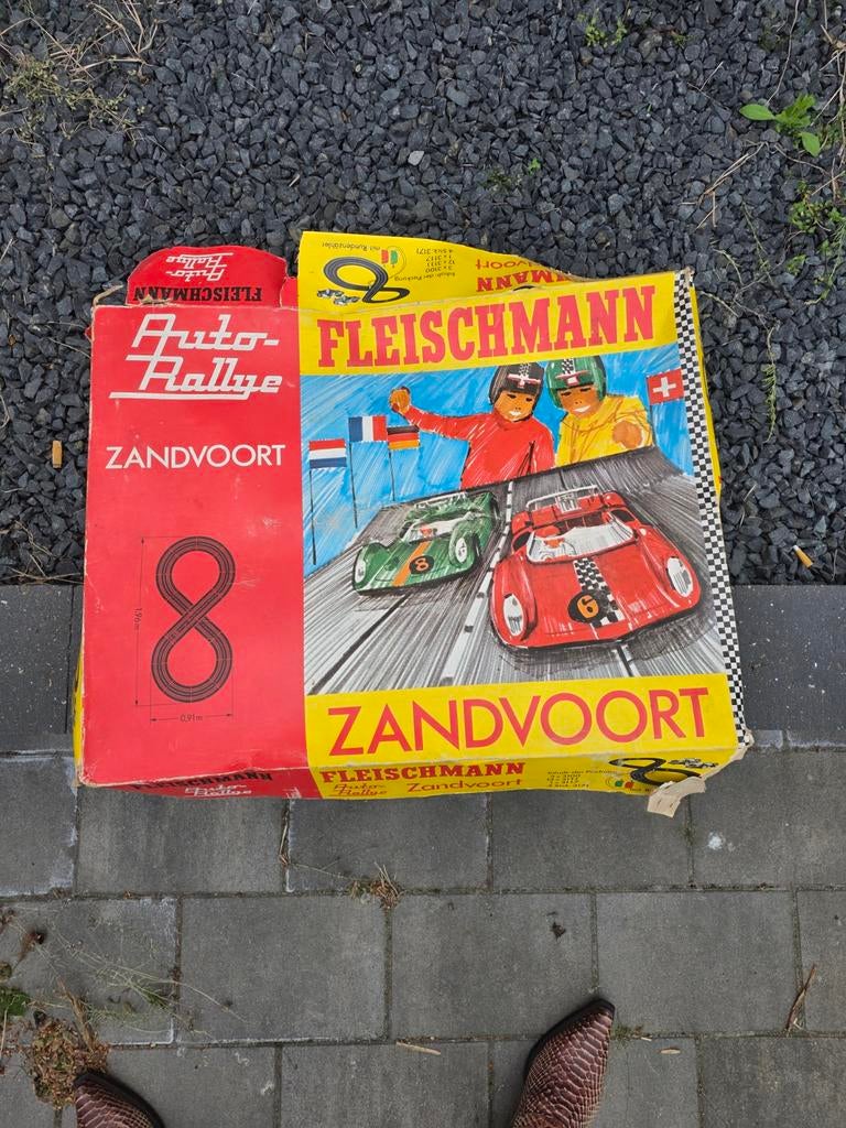 Vintage Fleischmann Auto-Rallye Zandvoort Racebaan, Kinderen en Baby's, Speelgoed | Racebanen, Ophalen of Verzenden