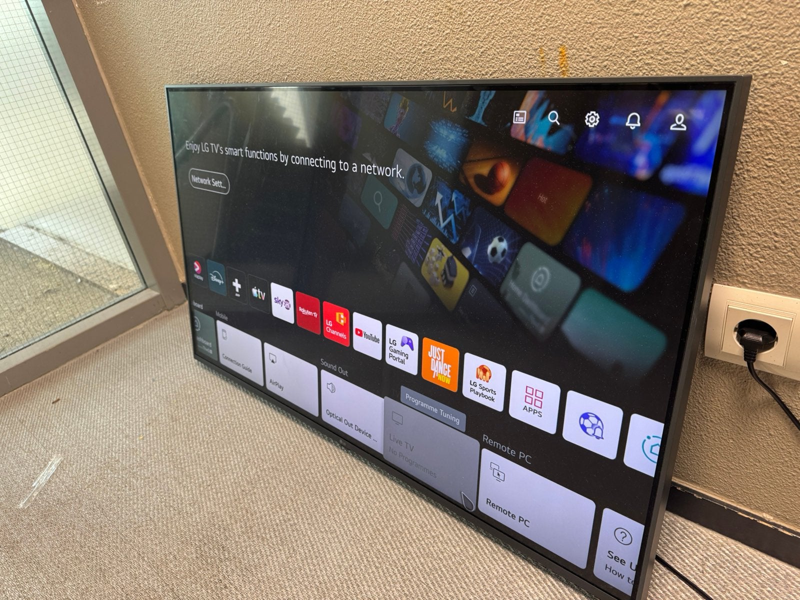 LG Smart TV 43 inch 2023, 50 Hz, Ophalen of Verzenden, Zo goed als nieuw, 100 cm of meer