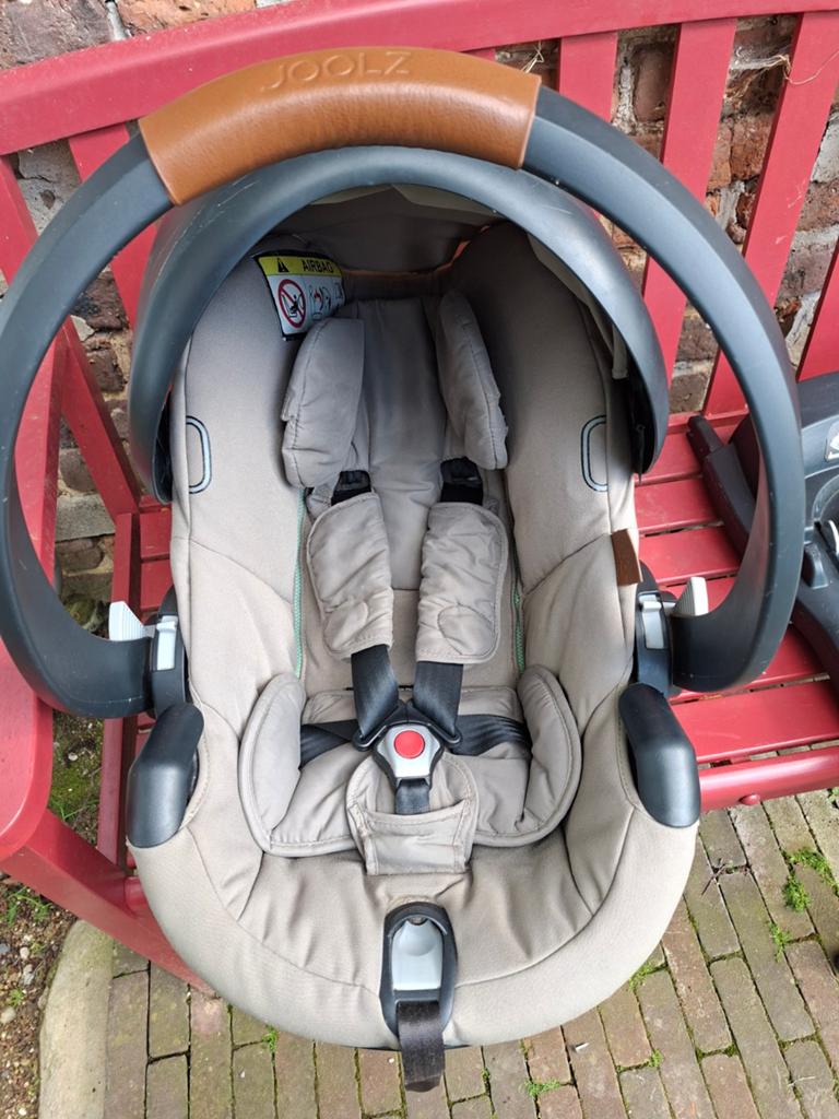 Joolz autostoel met 2x Isofix base, Overige merken, Zo goed als nieuw, Isofix, 0 t/m 13 kg