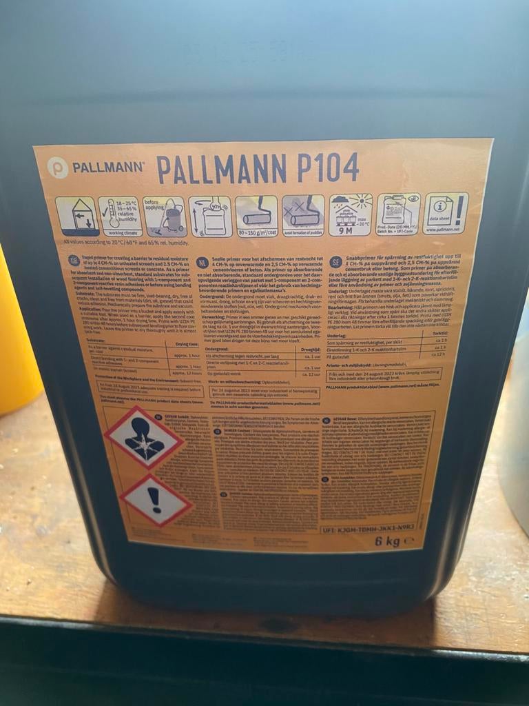 Pallmann P104 primer, Ophalen of Verzenden, Zo goed als nieuw, Wit