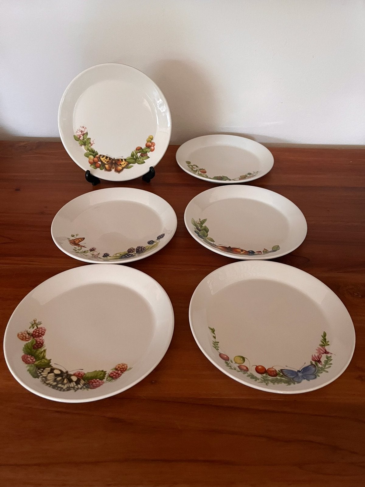 Wedgwood Marjolein Bastin ontbijtborden 6x, Ophalen of Verzenden
