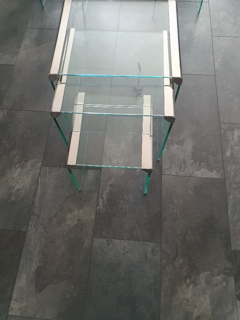 3 bijzettafels Galotti&Radice, 45 tot 60 cm, Minder dan 55 cm, Vierkant, Ophalen of Verzenden
