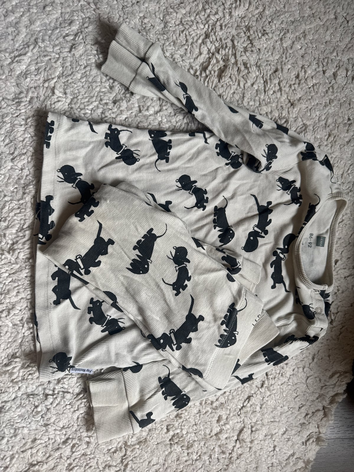 HEMA Takkie pyjama maat 86-92, Ophalen of Verzenden, Gebruikt, Jongetje of Meisje, Nacht- of Onderkleding