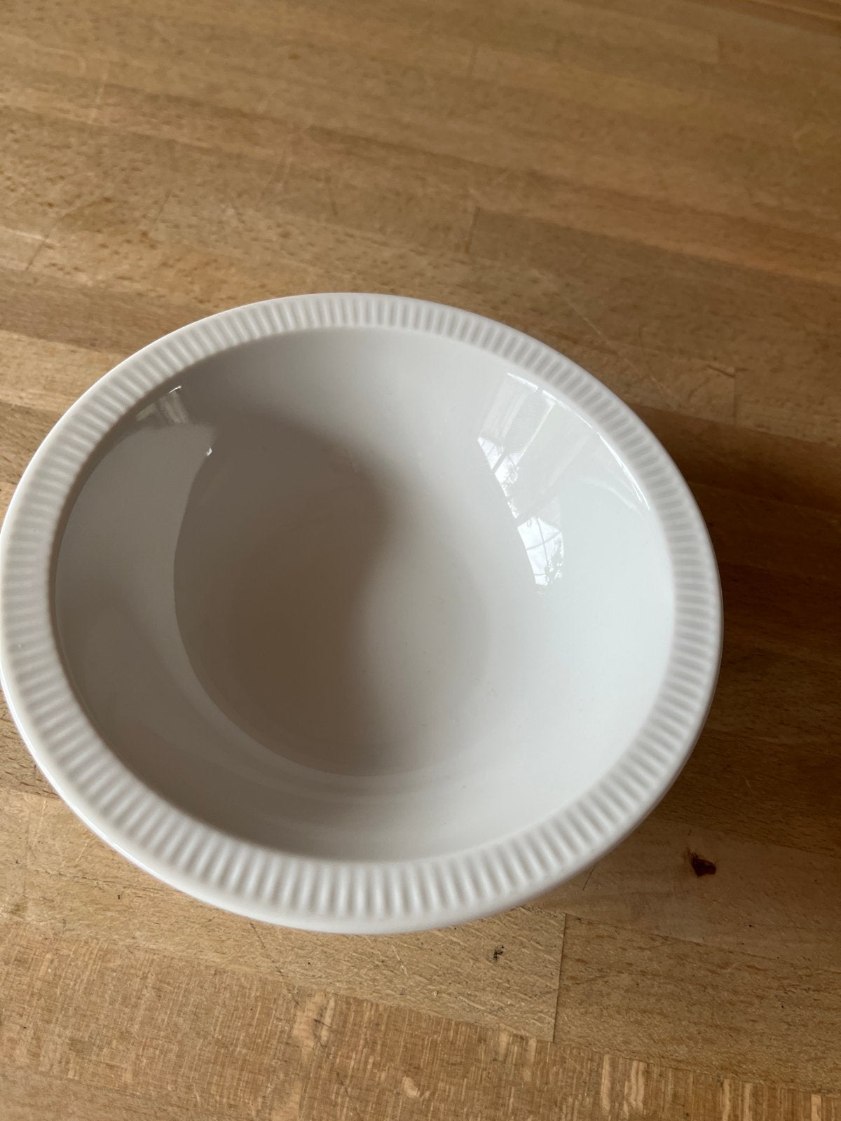 Arzberg Kom -13cm geribbelde rand- Cannelee - GAAF, Arzberg, Ophalen of Verzenden, Zo goed als nieuw, Kom(men)