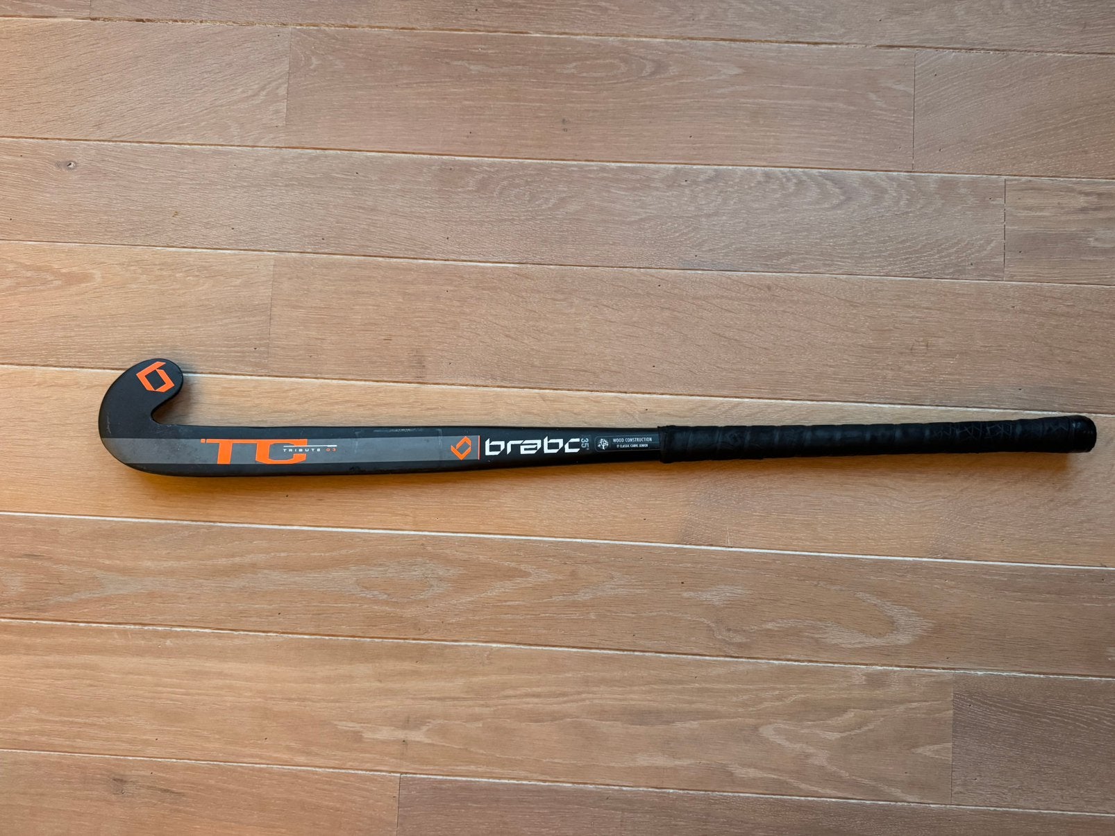 Zwarte brabo hockeystick, Sport en Fitness, Ophalen of Verzenden, Zo goed als nieuw, Stick