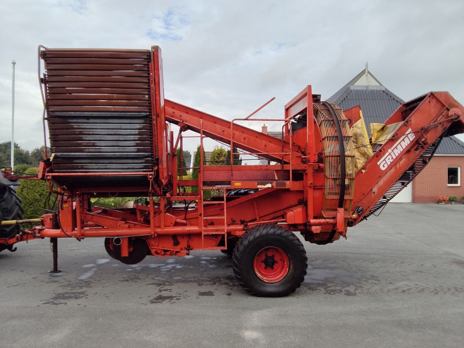 Grimme HLC750 rooimachine, Ophalen, Akkerbouw, Aardappeltechniek