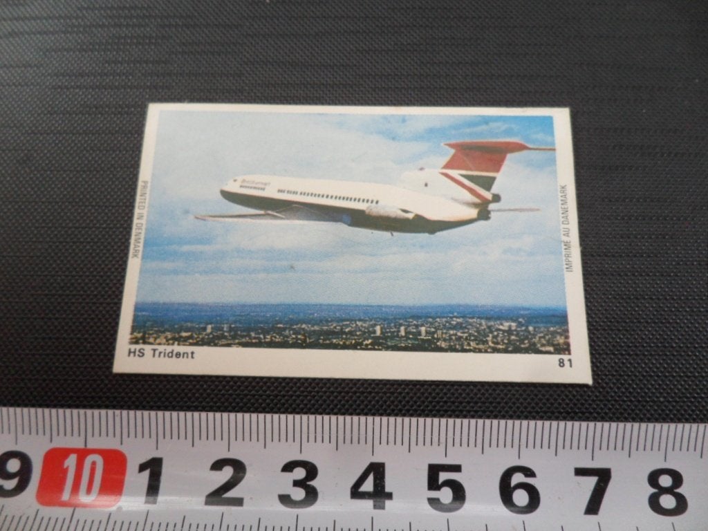 sticker vliegtuig british airways HS TRIDENT, Ophalen of Verzenden, Zo goed als nieuw