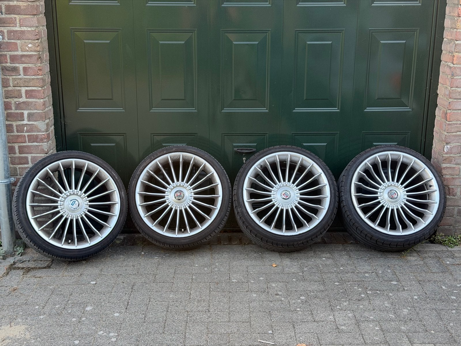 BMW Alpina breedset velgen 19 inch met banden 235/35/19, Gebruikt, Banden en Velgen, 235 mm, Personenwagen