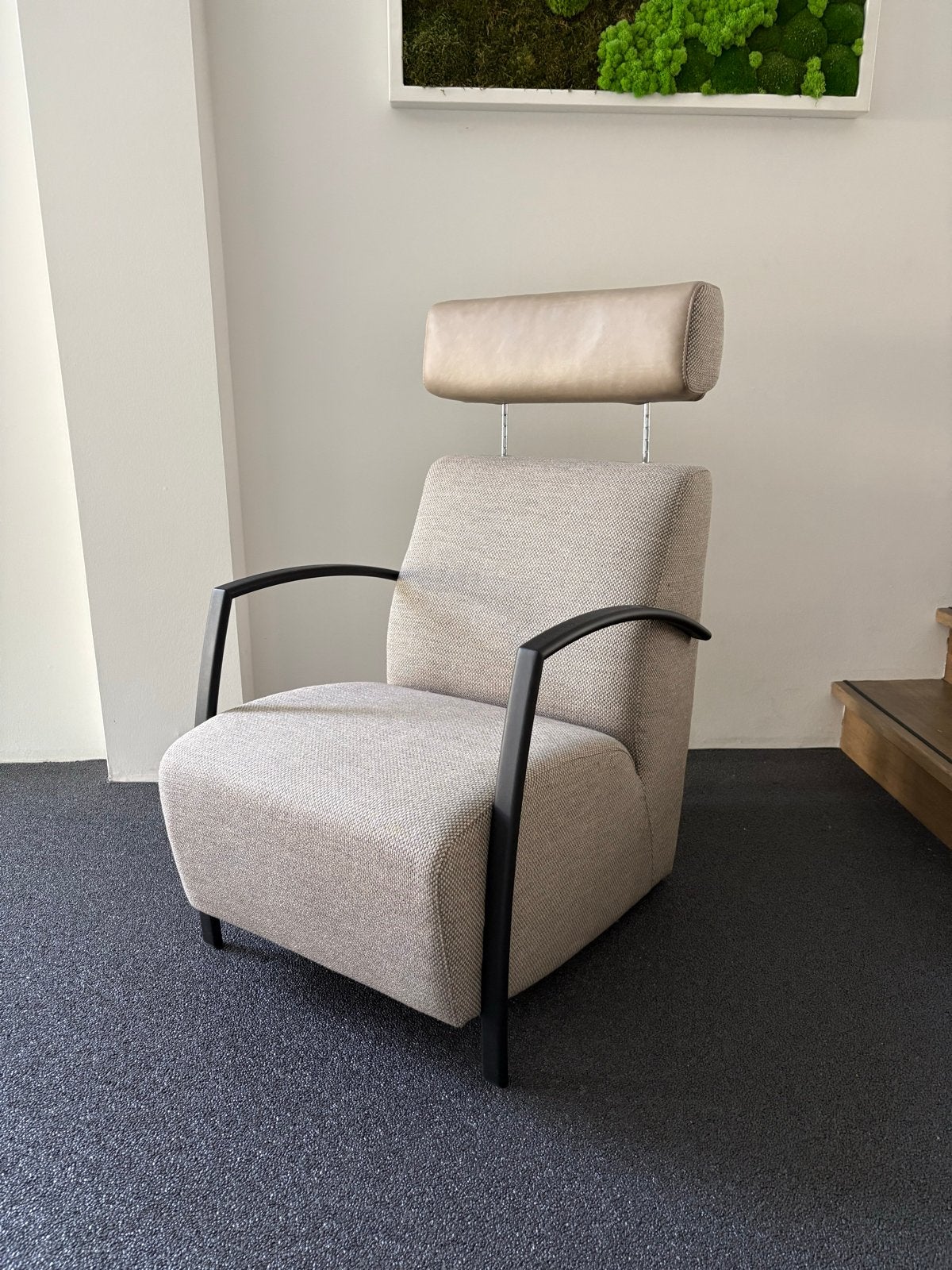 Montèl fauteuil met voetenbank, Ophalen, Overige kleuren, Zo goed als nieuw, Eén