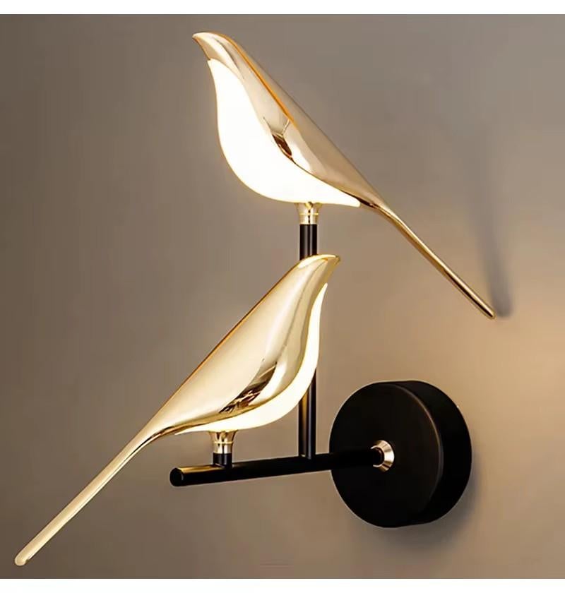 VOGEL / BIRDS LAMP- LAATSTE WEEK NOG !!!, Ophalen of Verzenden, Nieuw, Metaal