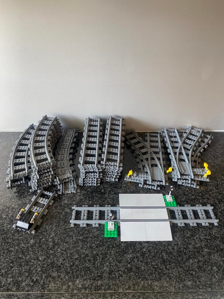 Lego city rc trein rails partij, City, Lego, Ophalen of Verzenden, Zo goed als nieuw