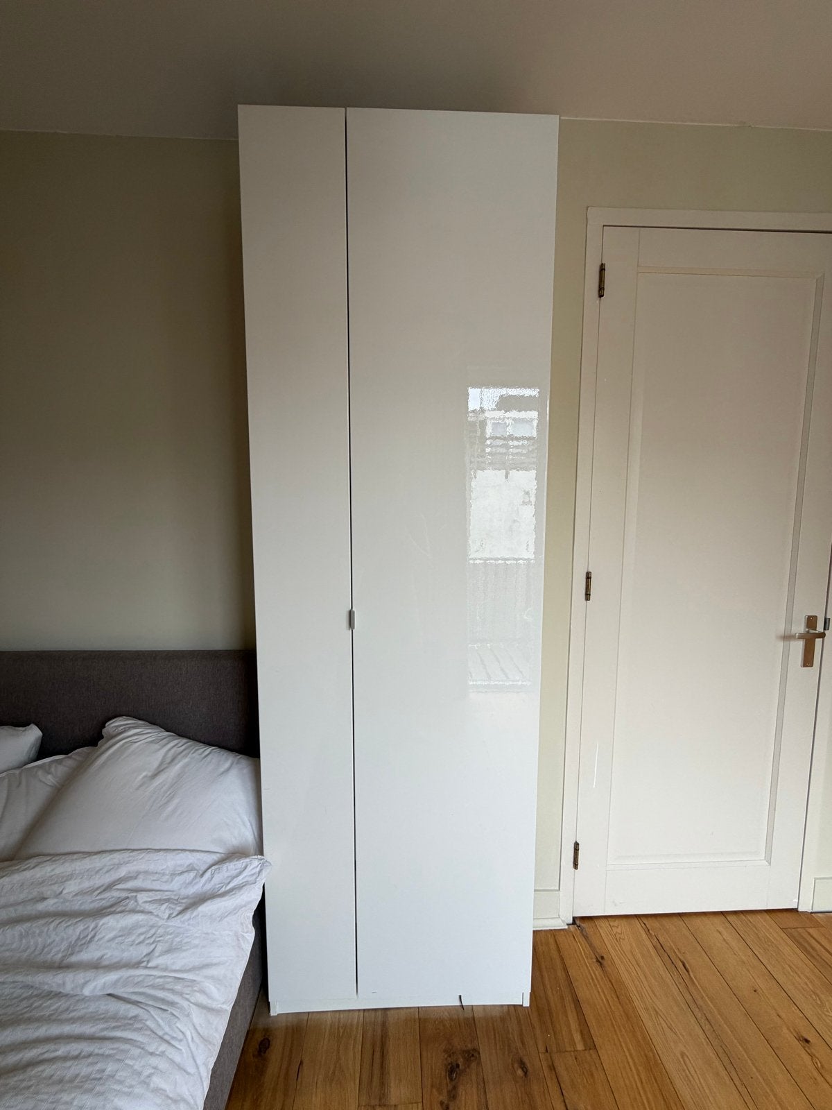Ikea Pax Witte kledingkast met planken en lades, Ophalen, Gebruikt, 200 cm of meer, 50 tot 100 cm