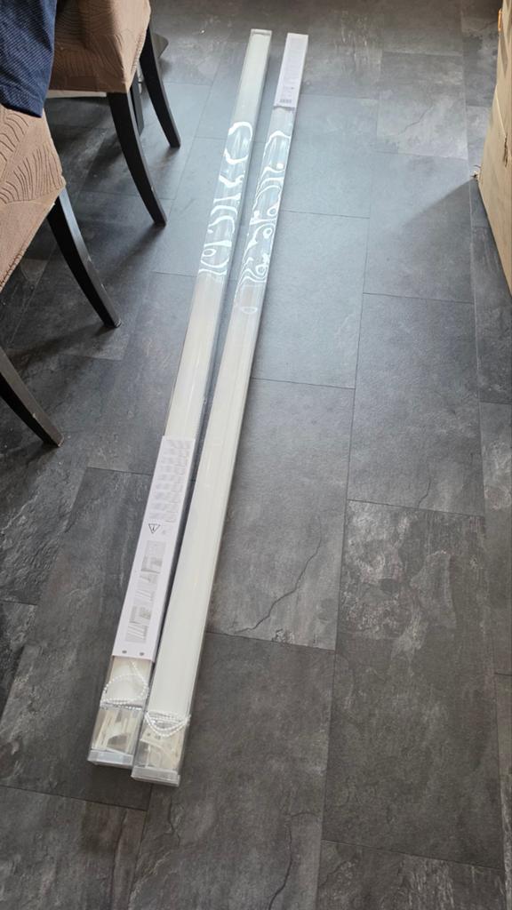 2× Duo rolgordijnen – nieuw grijs 220×180, Ophalen, Nieuw, Grijs, 200 cm of meer