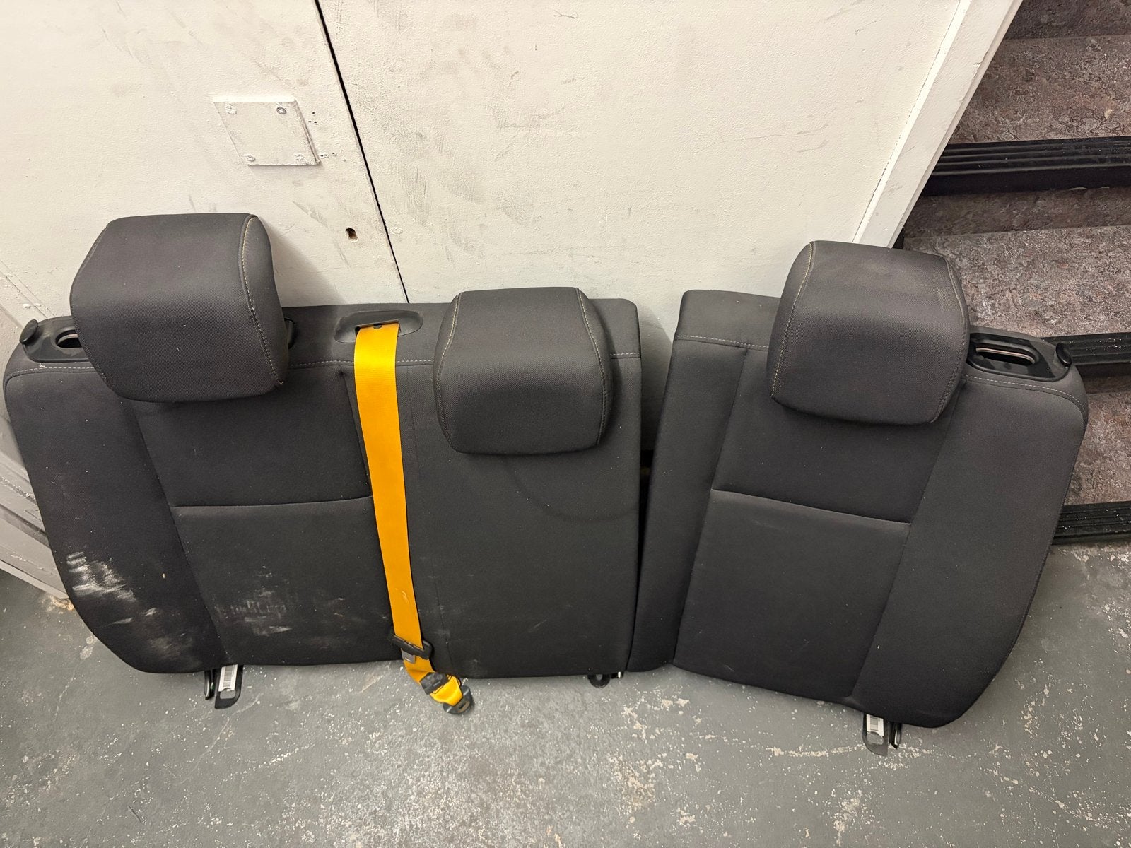 Achterbank Renault Megane RS - Gele gordels, Ophalen, Gebruikt, Renault