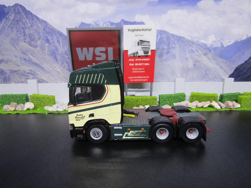 Wsi 01-3898 Torben Ramsdal , Scania R Highline CR20H 6x2, Hobby en Vrije tijd, Modelauto's | 1:50, Ophalen, Nieuw, Bus of Vrachtwagen