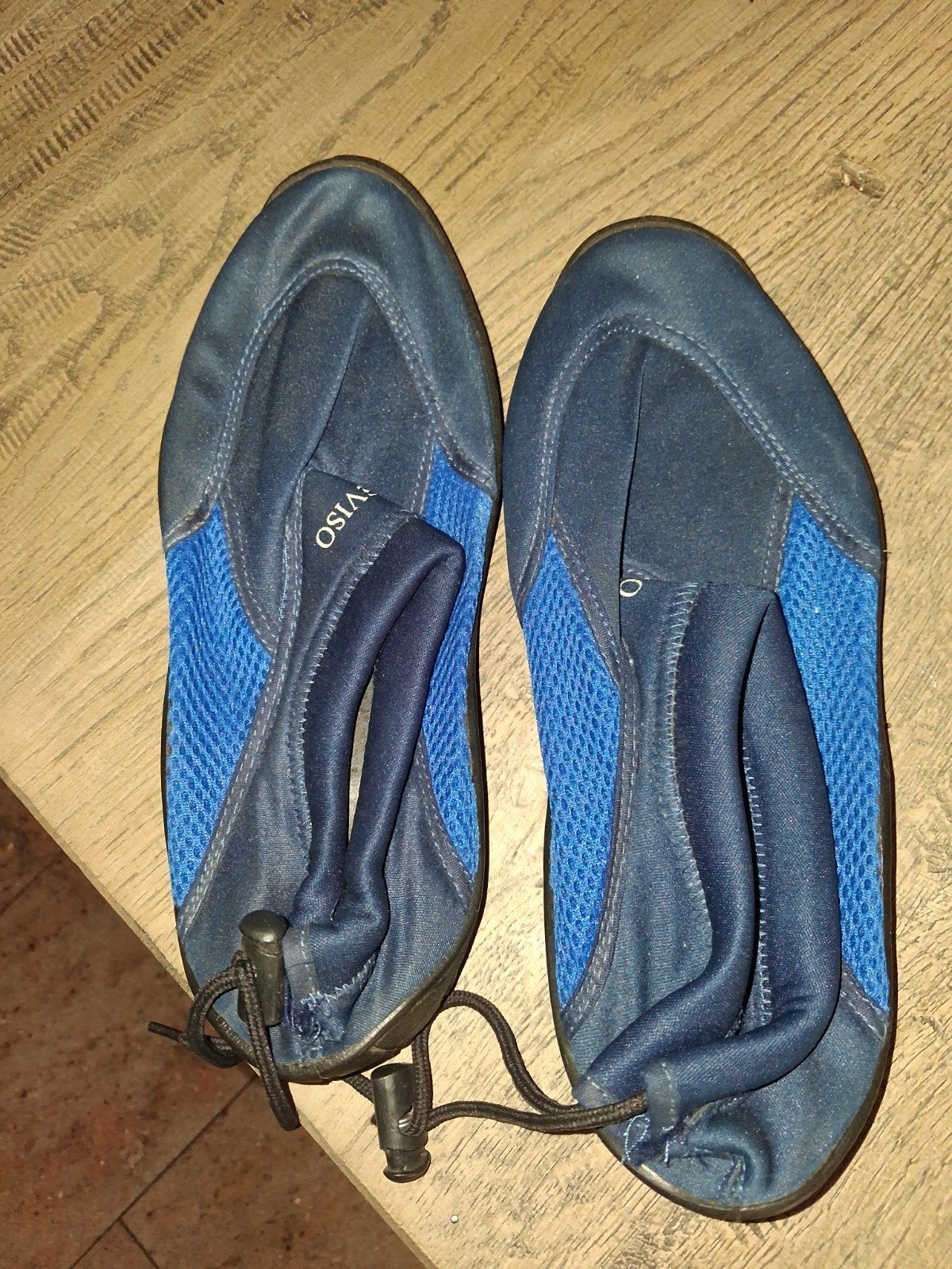 Waterschoenen, mt 38, blauw, Watersport en Boten, Watersportkleding, Ophalen of Verzenden, Zo goed als nieuw, Kind
