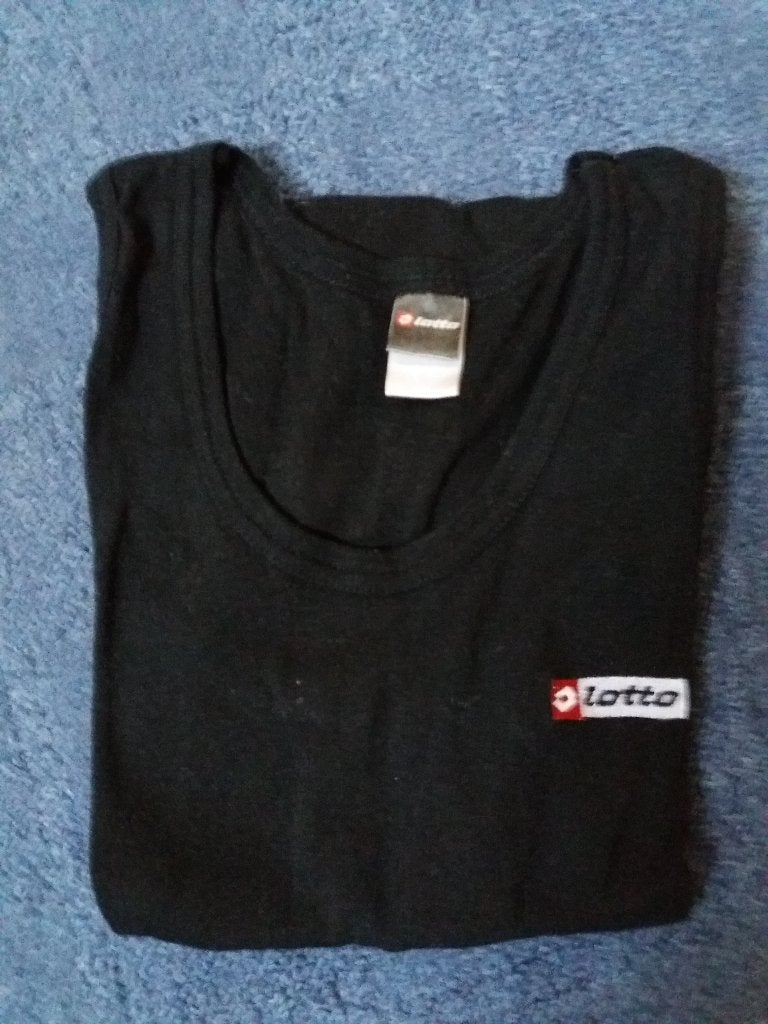 Een zwart heren T-Shirt hemd zonder mouw., Maat 52/54 (L), Zwart, Ophalen of Verzenden, Zo goed als nieuw