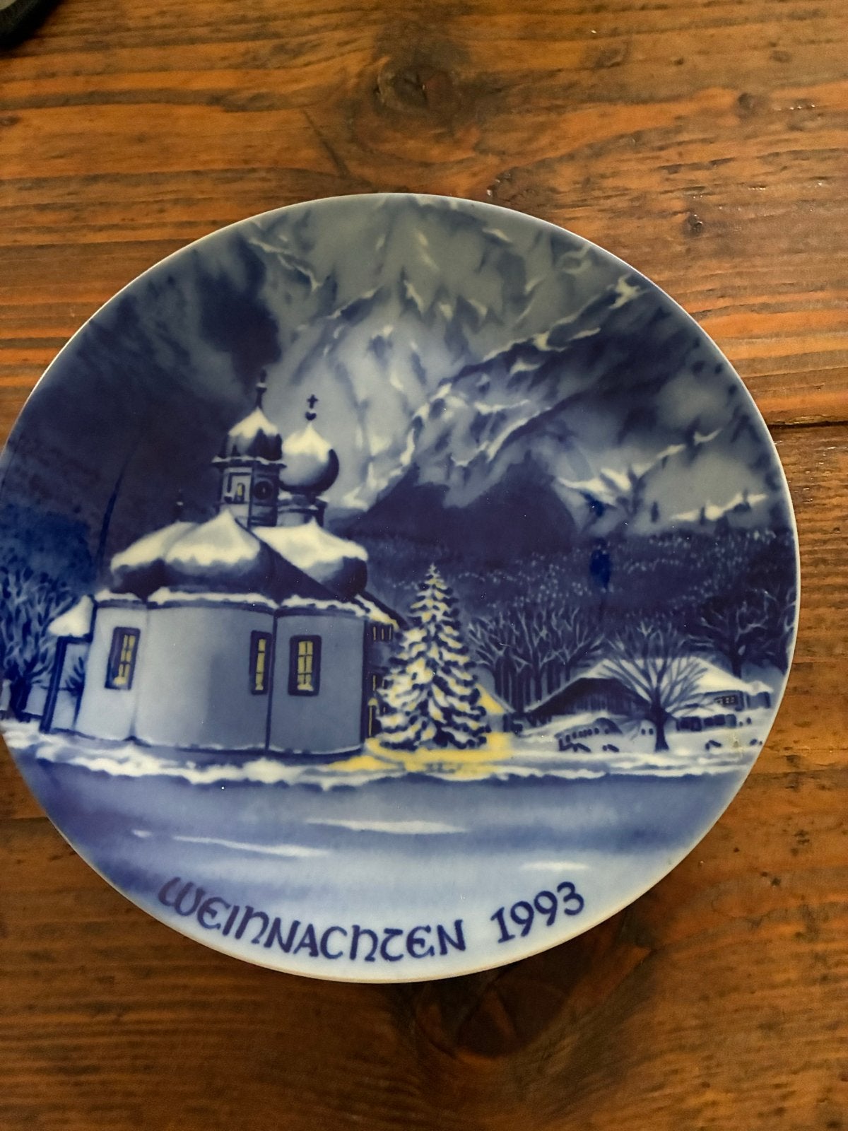 Weinnachzen 1998 bord, Antiek en Kunst, Ophalen of Verzenden