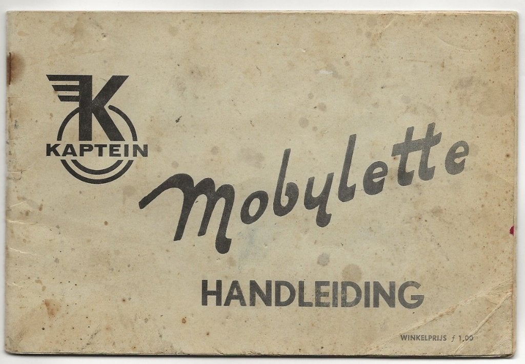 Kaptein Mobylette bromfiets handleiding (6151z), Verzenden, Zo goed als nieuw