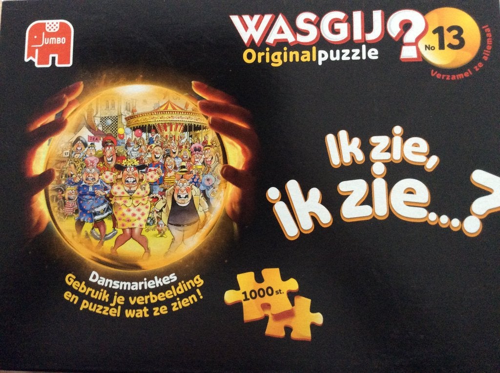 Wasgij Original Puzzel No. 13 Dansmariekes 1000 stukjes, Ophalen of Verzenden, 500 t/m 1500 stukjes, Zo goed als nieuw, Legpuzzel