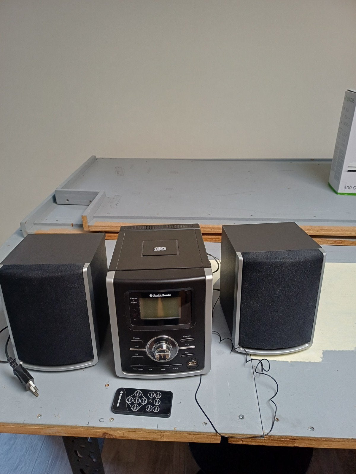 AudioSonic FM/AM radio met afstandsbediening, Audio, Tv en Foto, Ophalen of Verzenden, Gebruikt